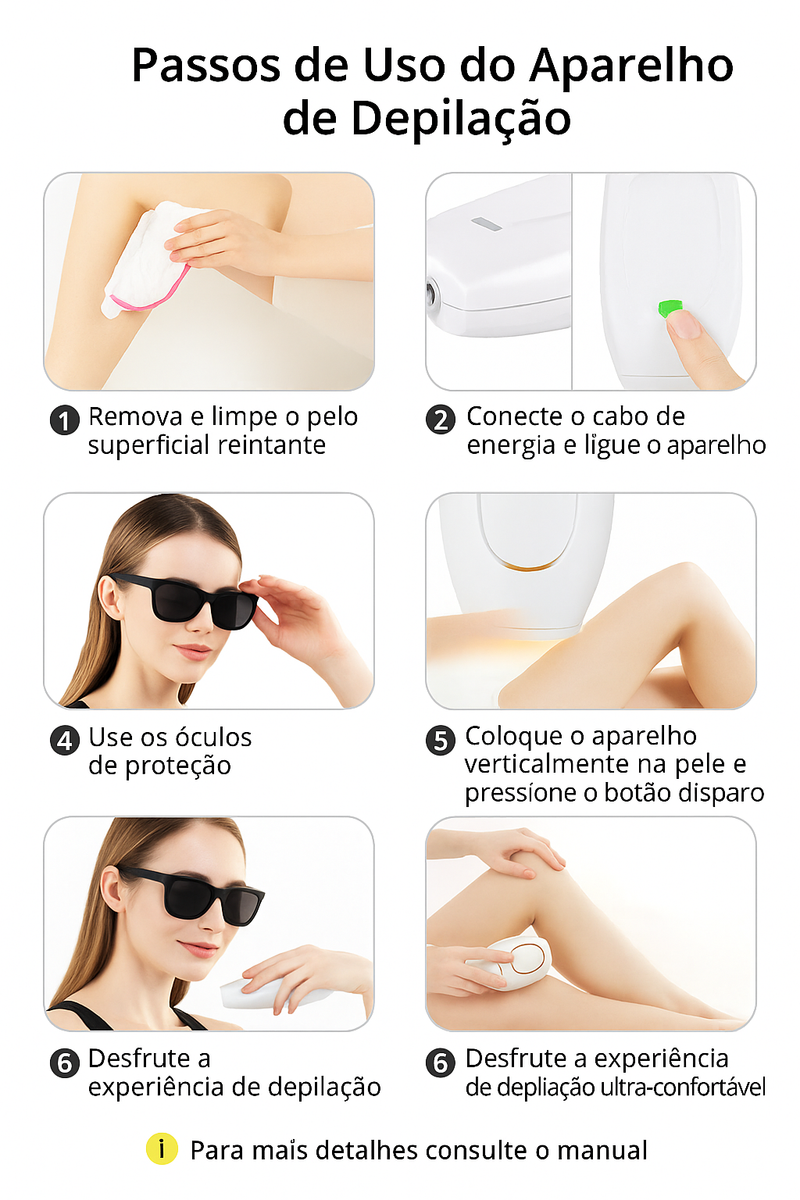 depilador a laser portátil